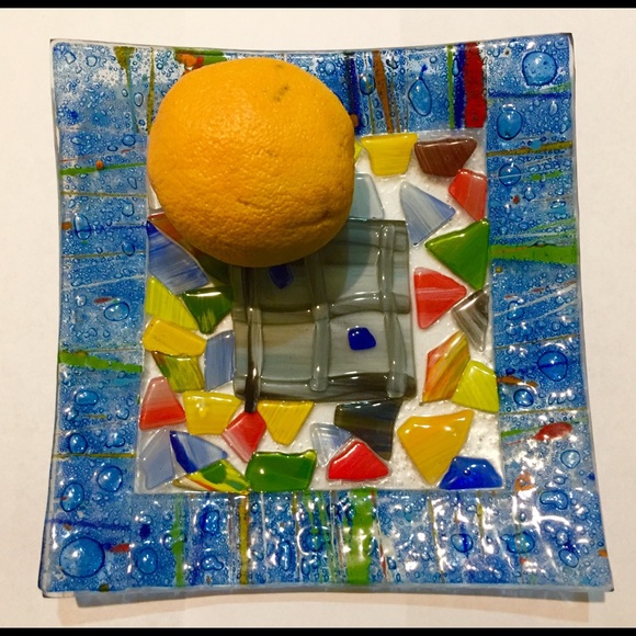 Piscitelli Other - Piscitelli Fused Glass Plate (Small)